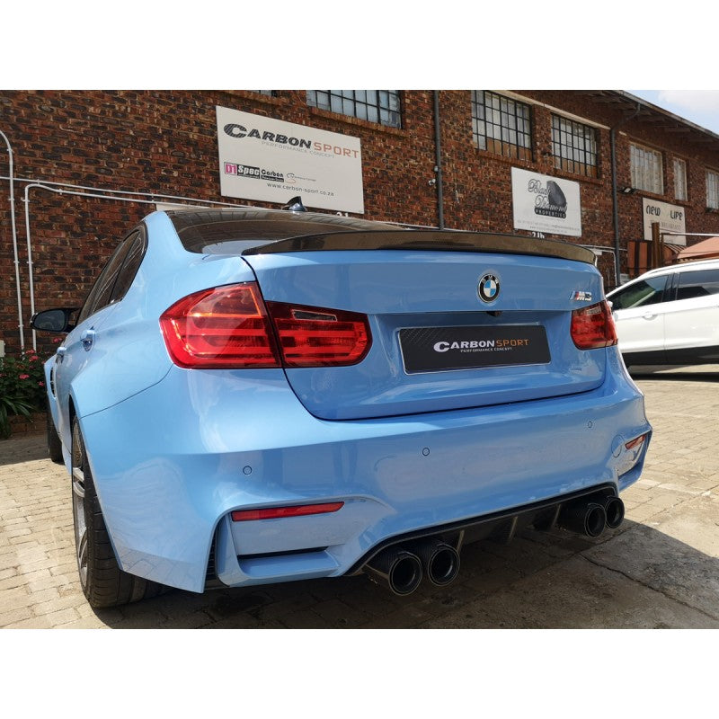 F30 MP style carbon fiber boot spoiler