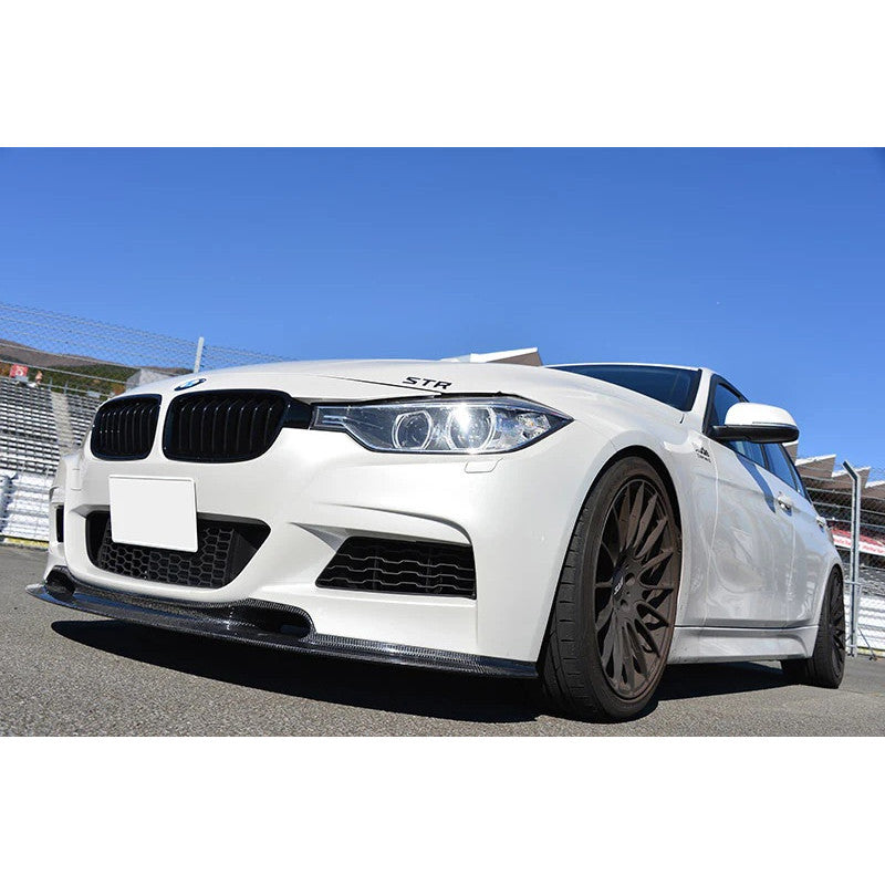 F30 Mtech VR style carbon fiber front lip