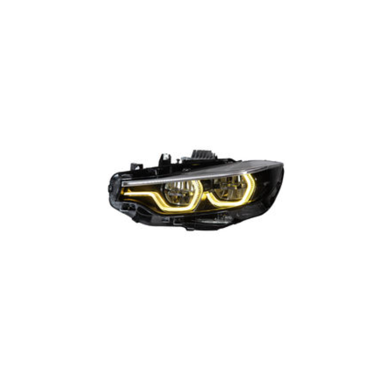 F32 F80 F82 LED headlight w/yellow DRL (9 pin - 13-15 Adaptive model)