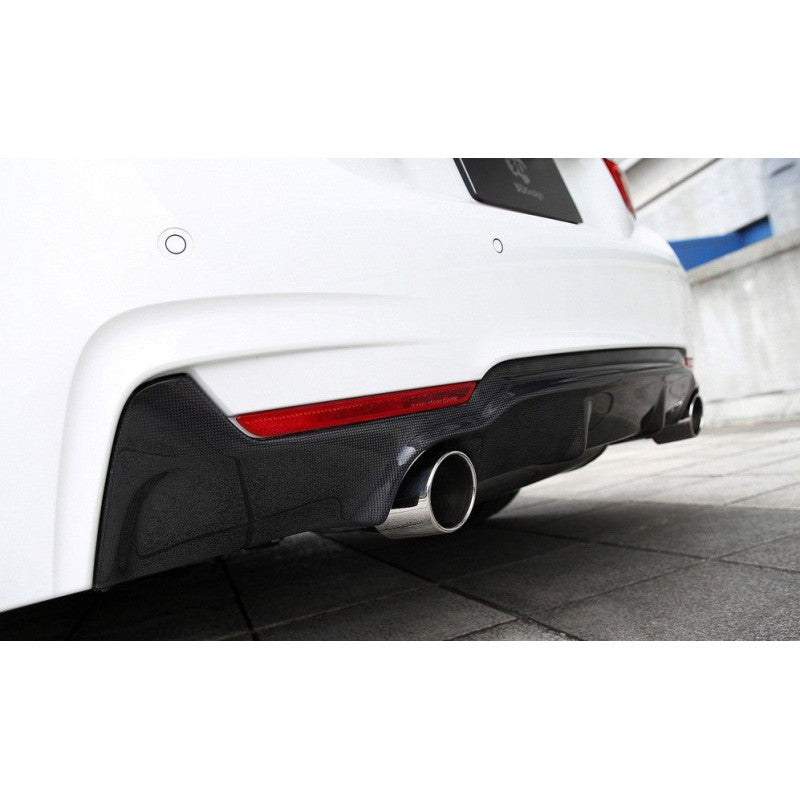 F32 Mtech 3D style carbon fiber rear diffuser 0---0