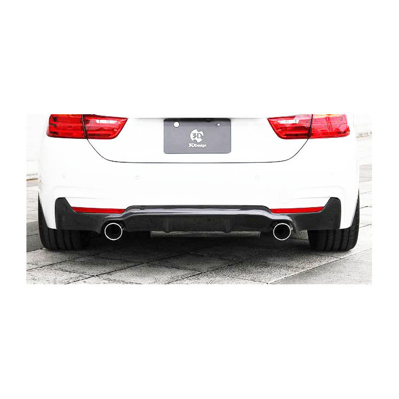 F32 Mtech 3D style carbon fiber rear diffuser 0---0