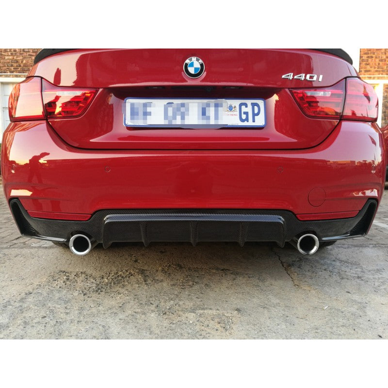 F32 Mtech MP style carbon fiber rear diffuser 0---0