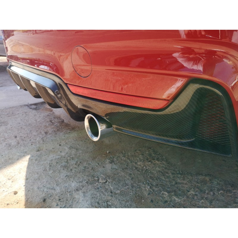 F32 Mtech MP style carbon fiber rear diffuser 0---0