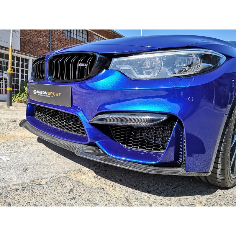 F80 M3 / F82 M4 CS style carbon fiber front lip