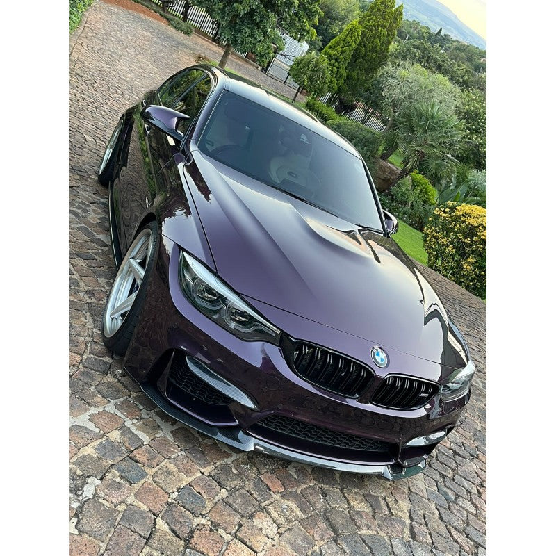 F80 M3 / F82 M4 CS style carbon fiber front lip
