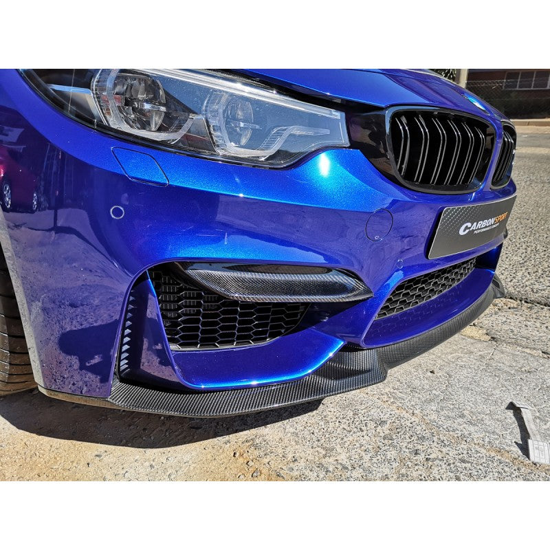 F80 M3 / F82 M4 front bumper carbon fiber upper trim