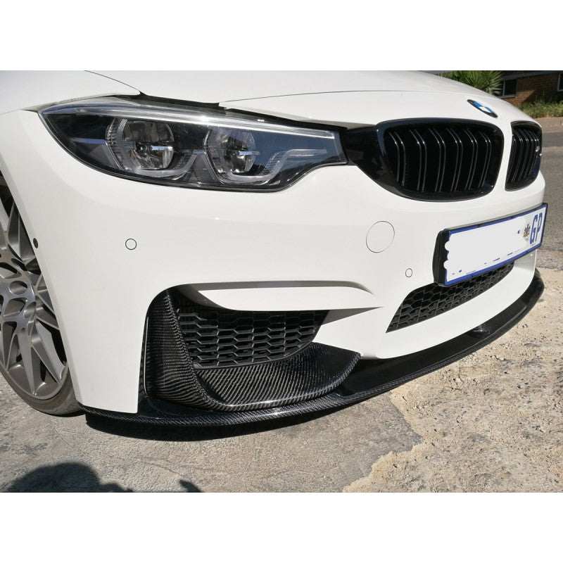 F80 M3 / F82 M4 MP style 3pcs carbon fiber front lip