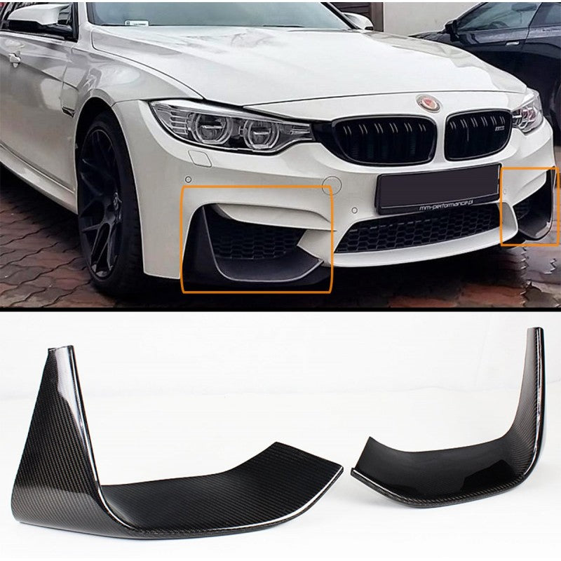 F80 M3 / F82 M4 MP style carbon front splitters