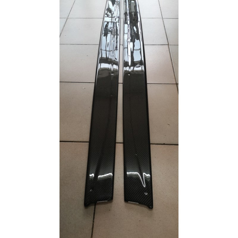 F80 M3 / F82 M4 MP style carbon fiber side skirt extension