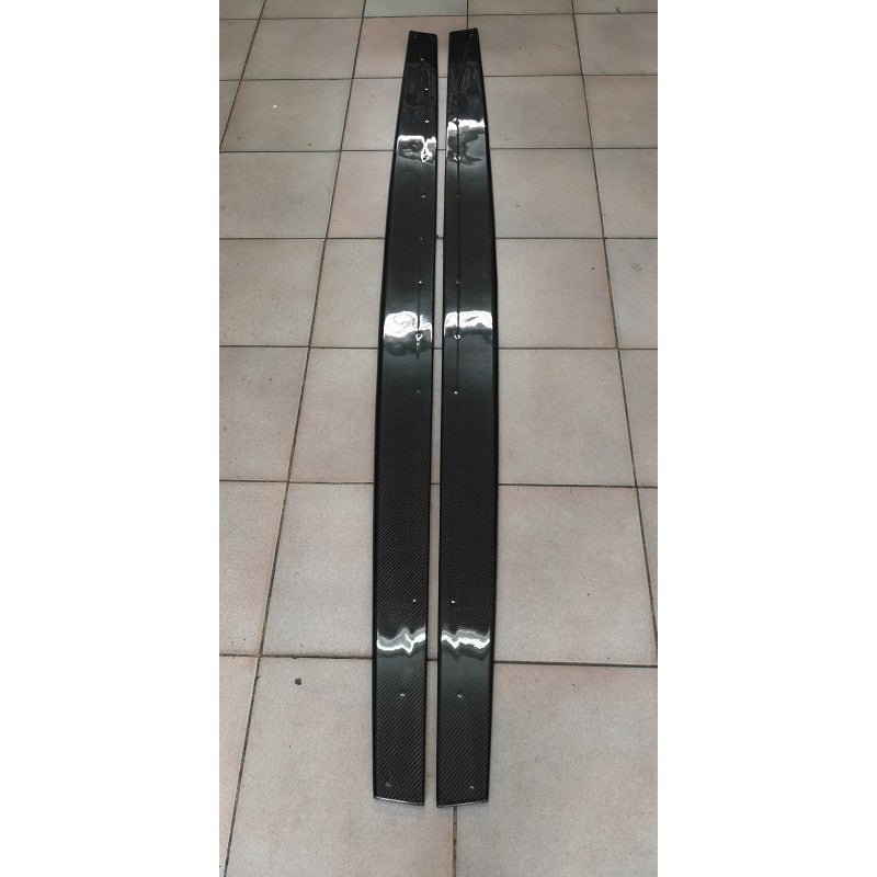 F80 M3 / F82 M4 MP style carbon fiber side skirt extension