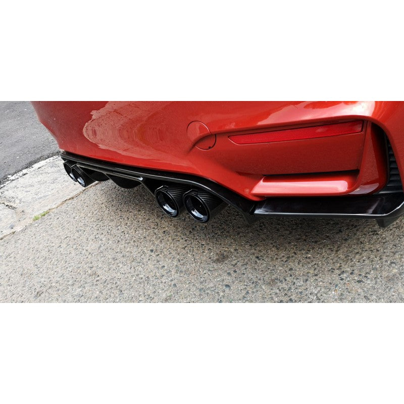 F80 M3 / F82 M4 V style 3pcs rear diffuser