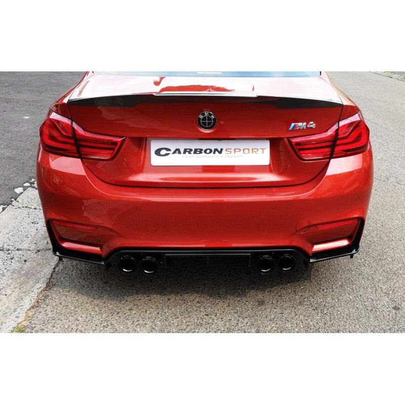 F80 M3 / F82 M4 V style 3pcs rear diffuser