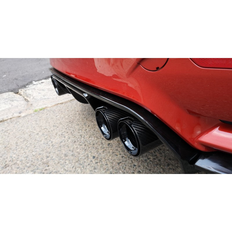 F80 M3 / F82 M4 V style 3pcs rear diffuser