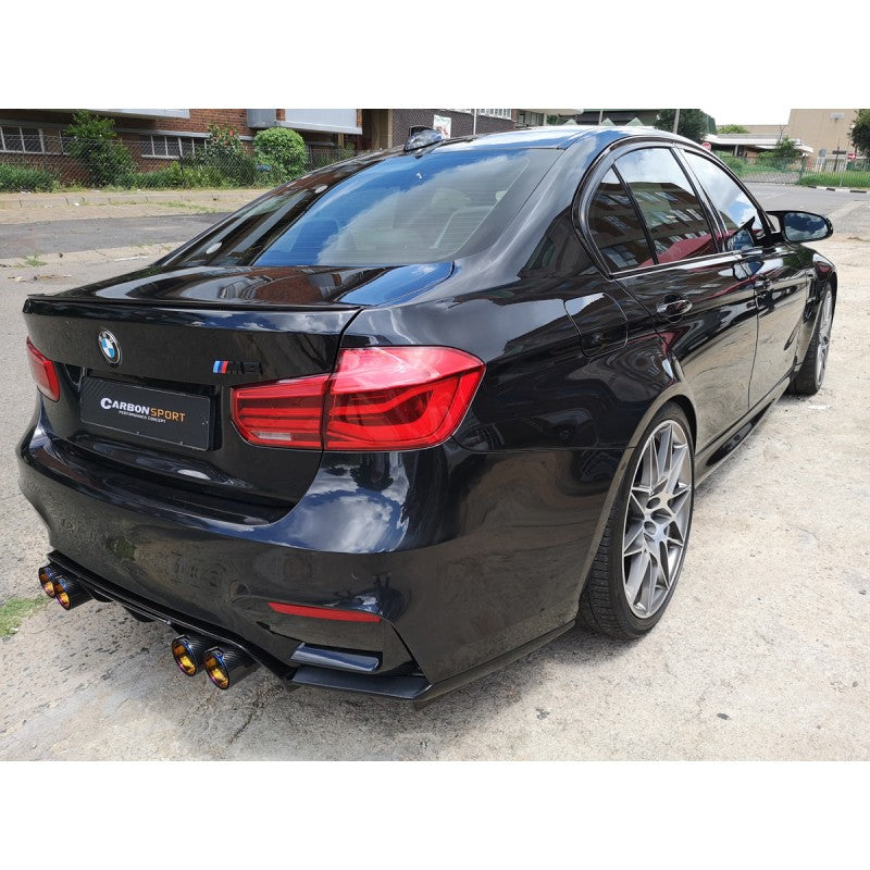 F80 M3 / F82 M4 V style 3pcs rear diffuser