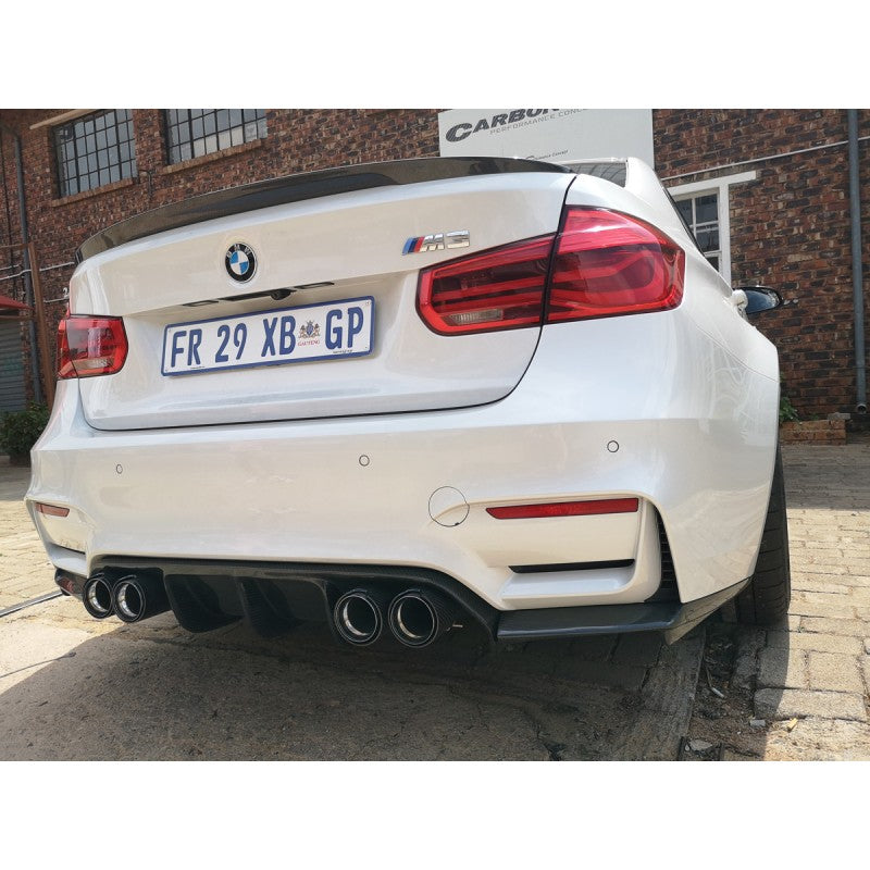 F80 M3 / F82 M4 V style carbon rear diffuser