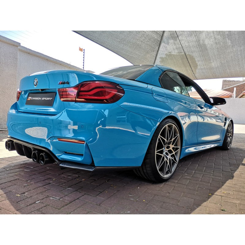 F80 M3 / F82 M4 V style carbon rear diffuser