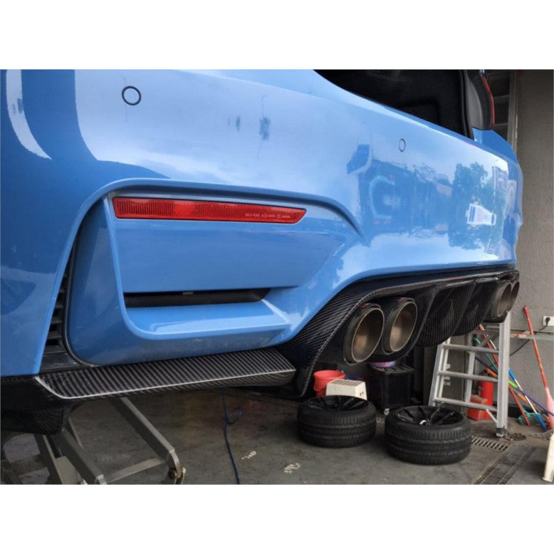 F80 M3 / F82 M4 V style carbon rear diffuser