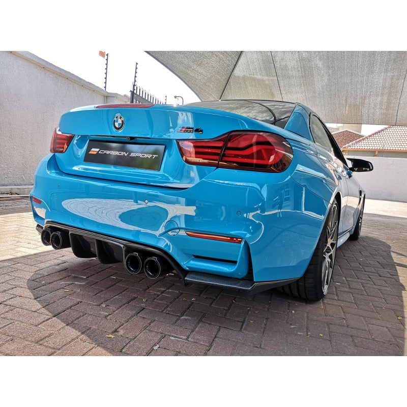 F80 M3 / F82 M4 V style carbon rear diffuser
