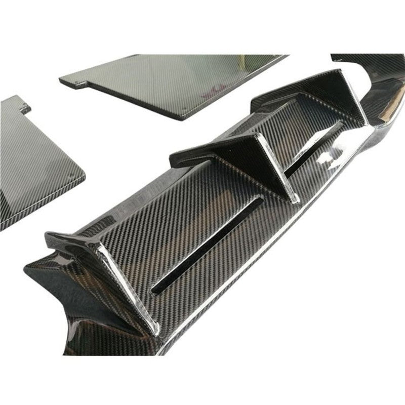 F87 M2 MTC style 3pcs carbon fiber rear diffuser