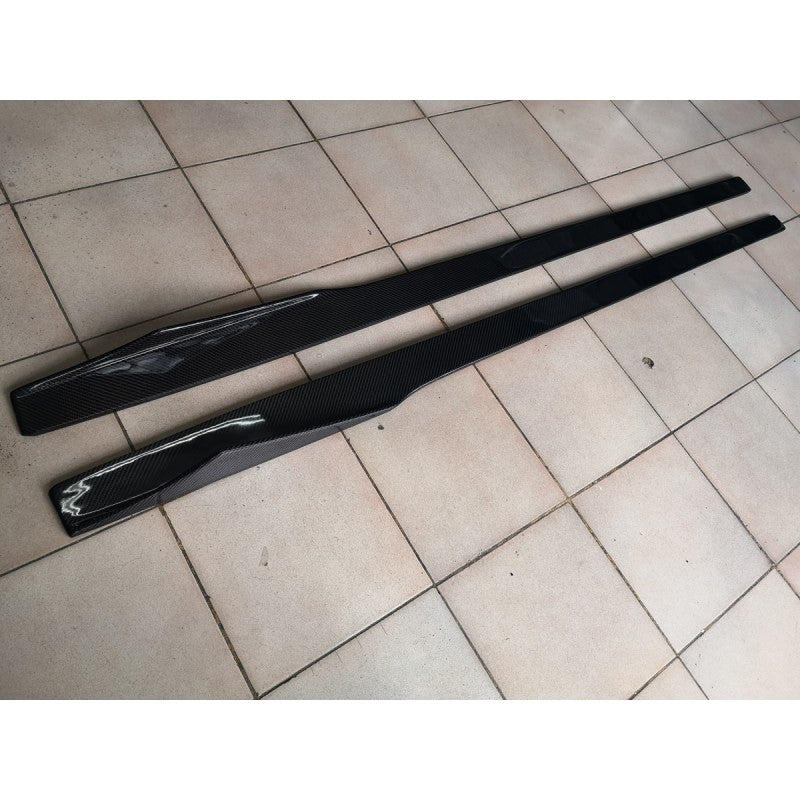F87 M2 MTC style carbon fiber side skirts