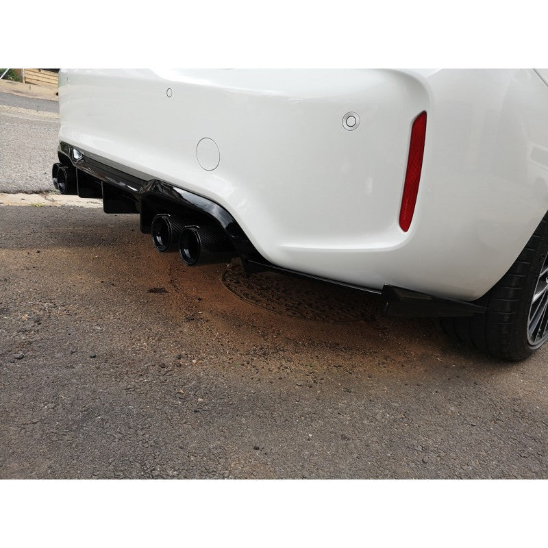 F87 M2 MTC style 3pcs rear diffuser