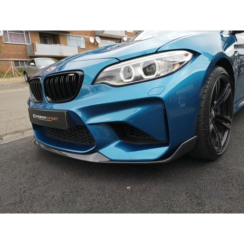 F87 M2 MP-style carbon fiber front lip