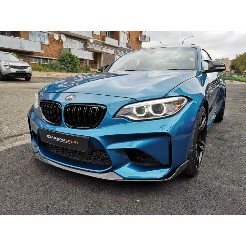 F87 M2 MP-style carbon fiber front lip