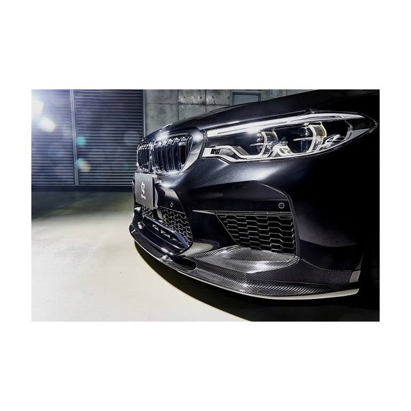 F90 M5 3D style carbon fiber front lip