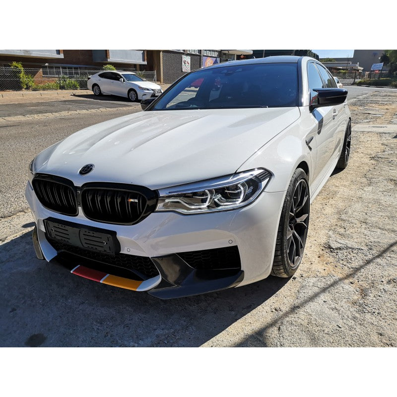 F90 M5 MP style carbon fiber splitters