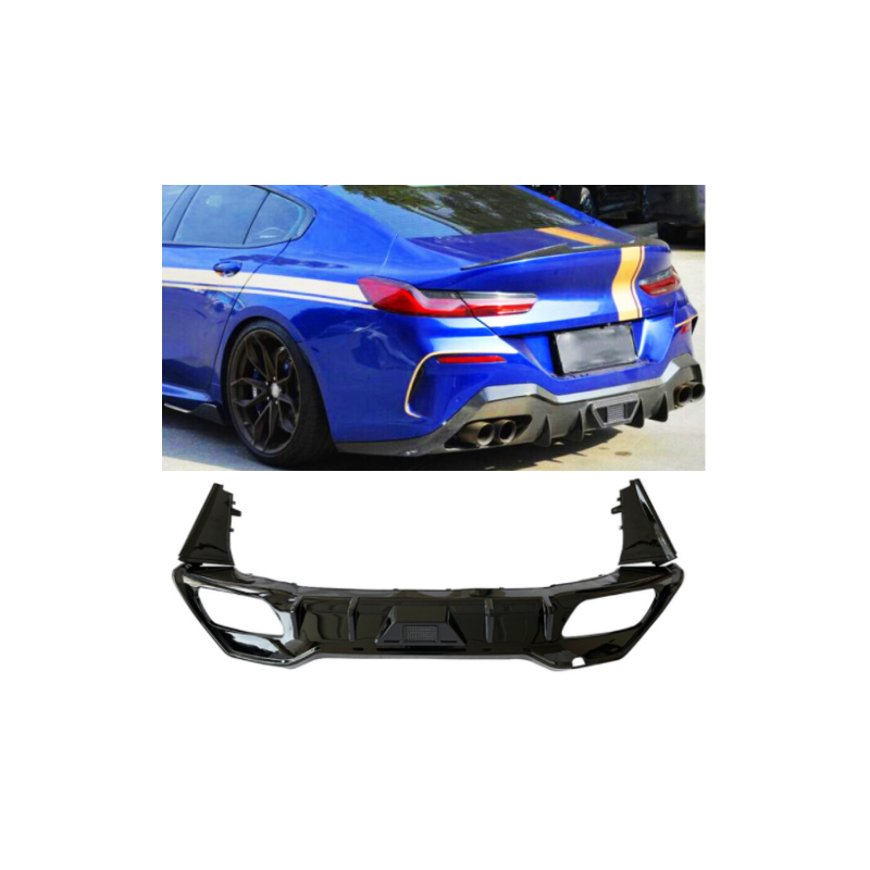 G14 G15 2D Coupe AC style rear diffuser w/brakelight