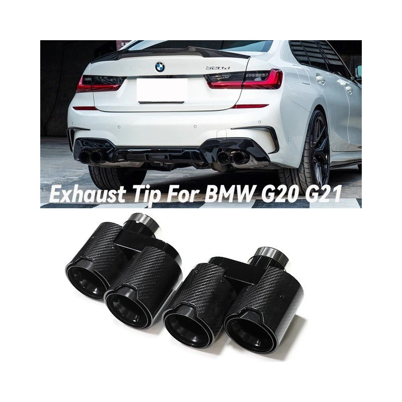 G20 M340i Y-type carbon fiber tailpipe