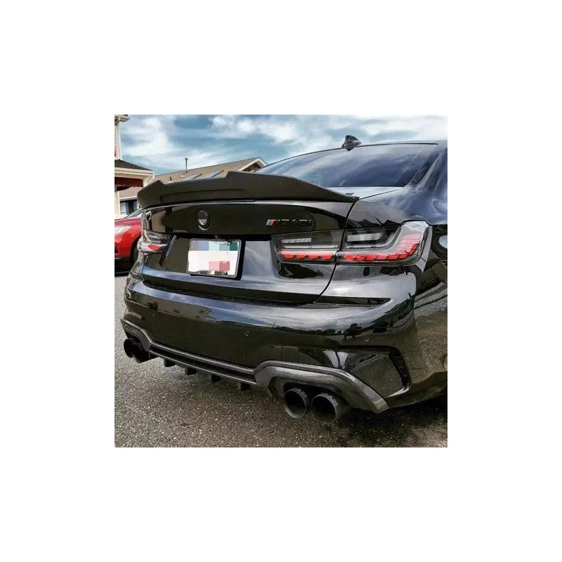 G20 G80 PSM style carbon fiber boot spoiler