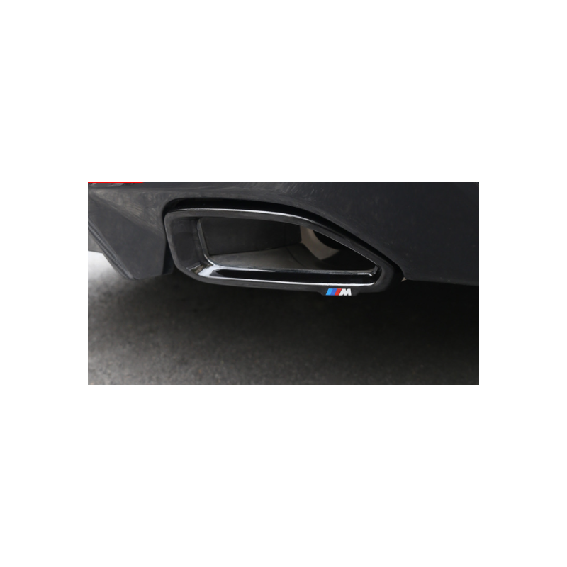 G20 stainless steel black exhaust tip cover