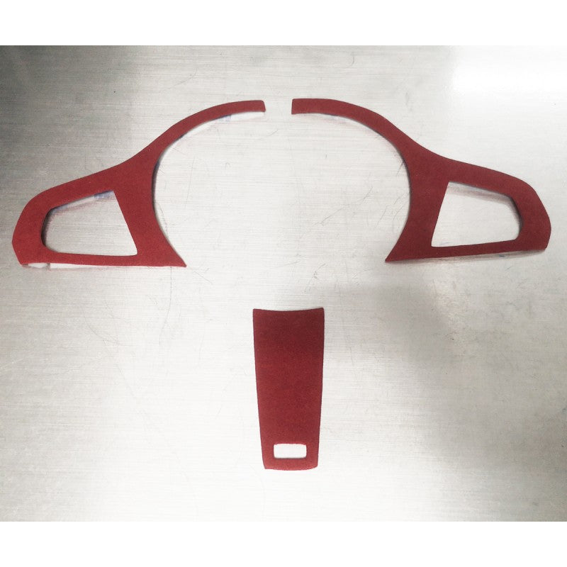 G20 steering trim suede alcantara cover (maroon)