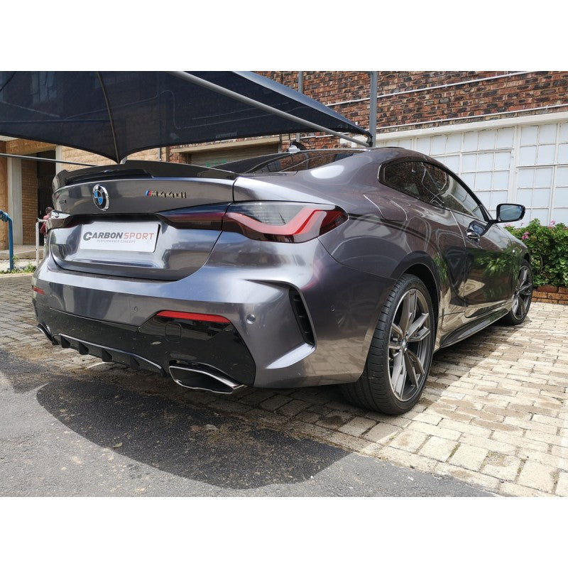G22 G82 M4 style carbon fiber boot spoiler