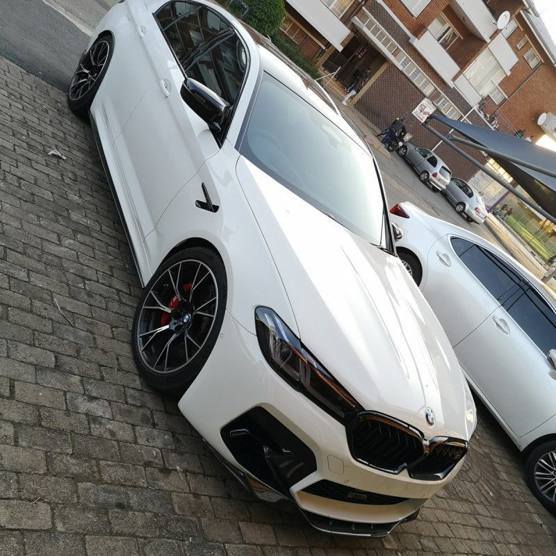 G30 F90 MP style carbon fiber side skirt extension