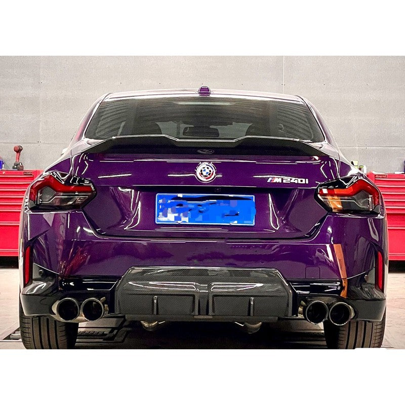 G42 G87 MP style carbon fiber boot spoiler