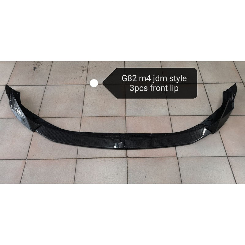 G80 M3 / G82 M4 JDM-style carbon fiber 3pcs front lip