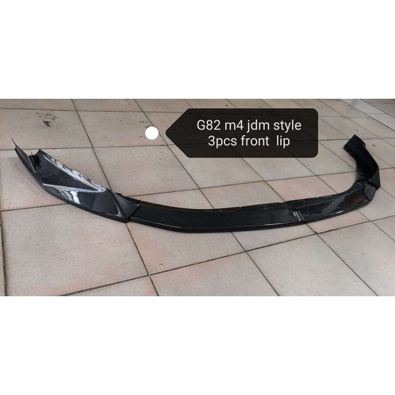 G80 M3 / G82 M4 JDM-style carbon fiber 3pcs front lip
