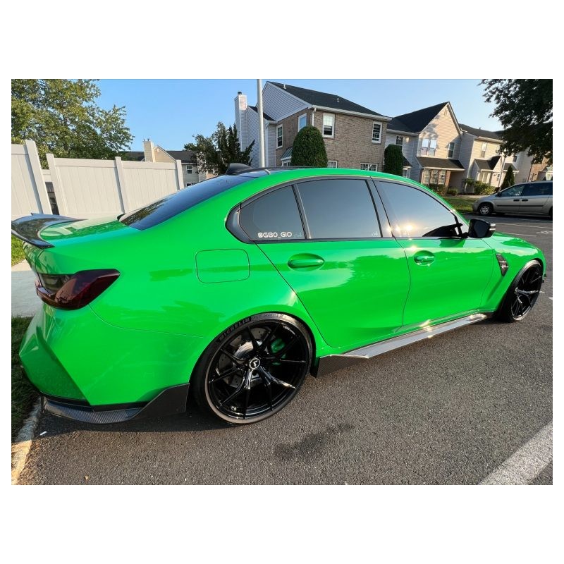 G80 M3 MP style carbon fiber side skirt