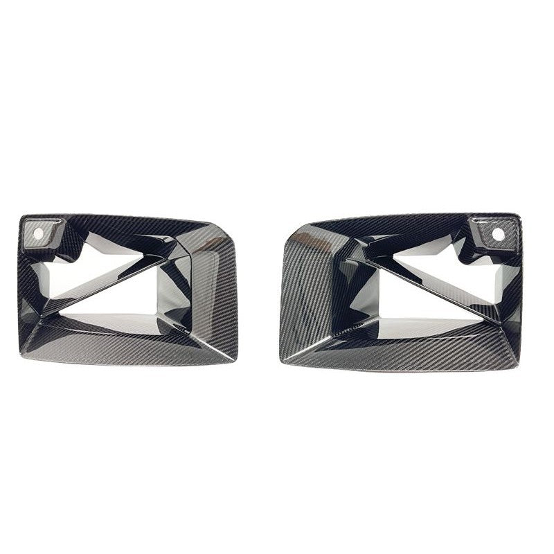 G87 M2 MP style carbon fiber side vent - Dry Carbon