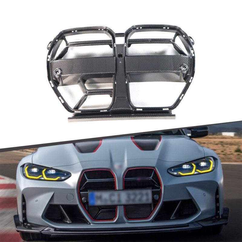 G80 M3 / G82 M4 CSL dry carbon fiber grille w/acc sensor