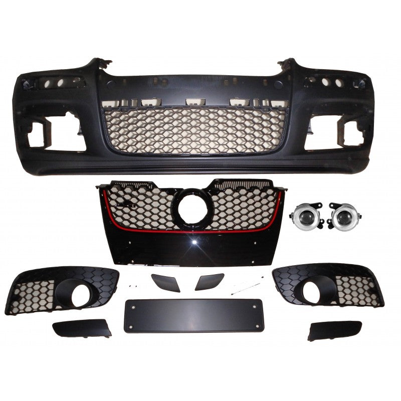 Golf 5 GTI front bumper w/grille w/foglamp