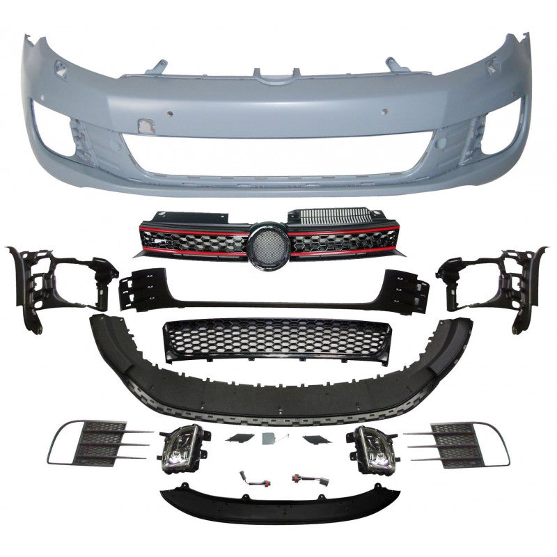 Golf 6 GTI Front bumper w/grille w/foglamp