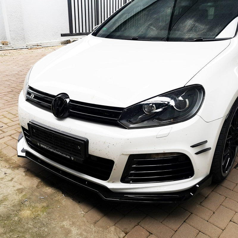 Golf 6R 3pcs front lip