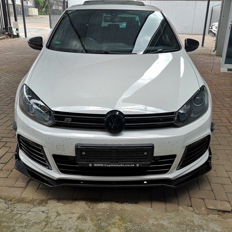 Golf 6R 3pcs front lip