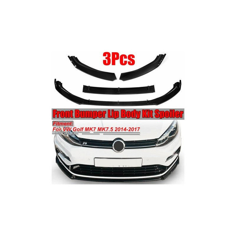Golf 7 / 7.5 3pcs front lip