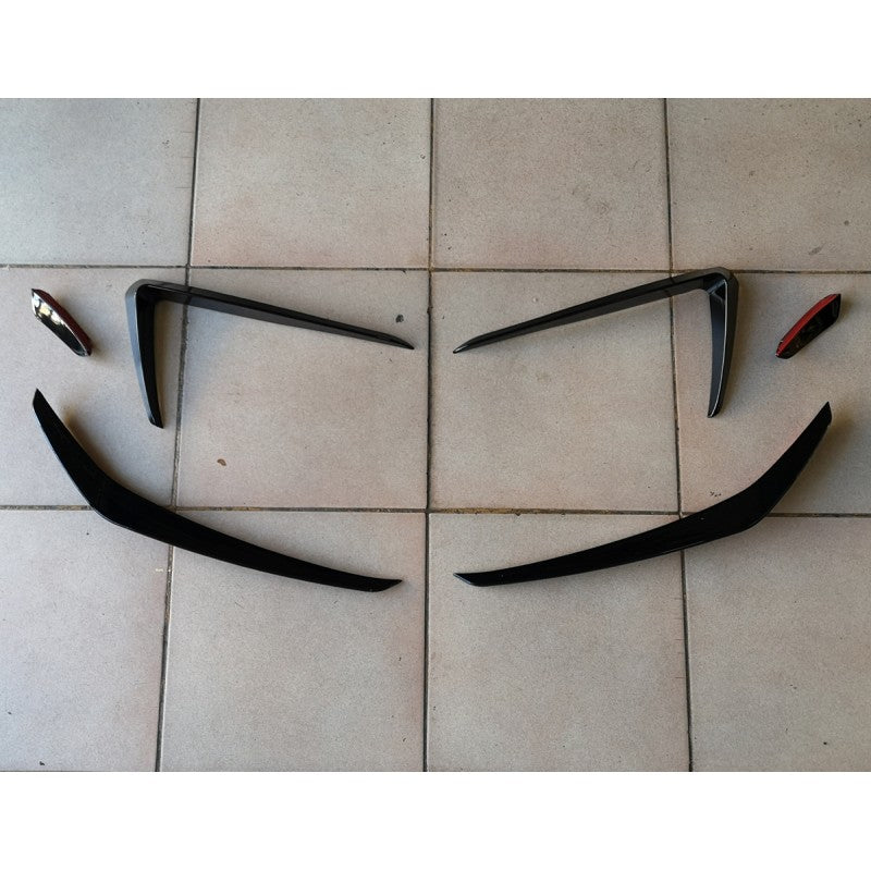 Golf 7 GTI 6pcs front bumper canards