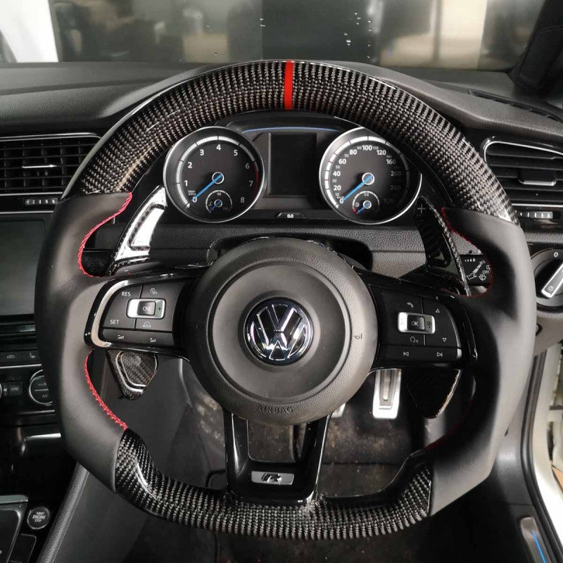 Golf 7 GTI / 7R OHC carbon fiber steering wheel