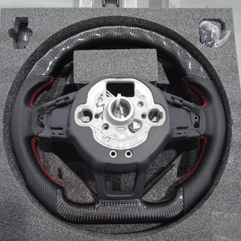 Golf 7 OHC LED carbon fiber steering wheel
